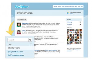 Twitter now let's you organize your favorite tweeters into lists.  A very handy way to add some order to the tweet chaos.