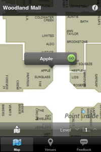 Find your way around the mall with the Point Inside iPhone application.