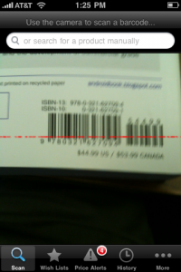 You'll need a steady hand, good lighting, and a phone with macro lens to get a good barcode scan with ShopSavvy.